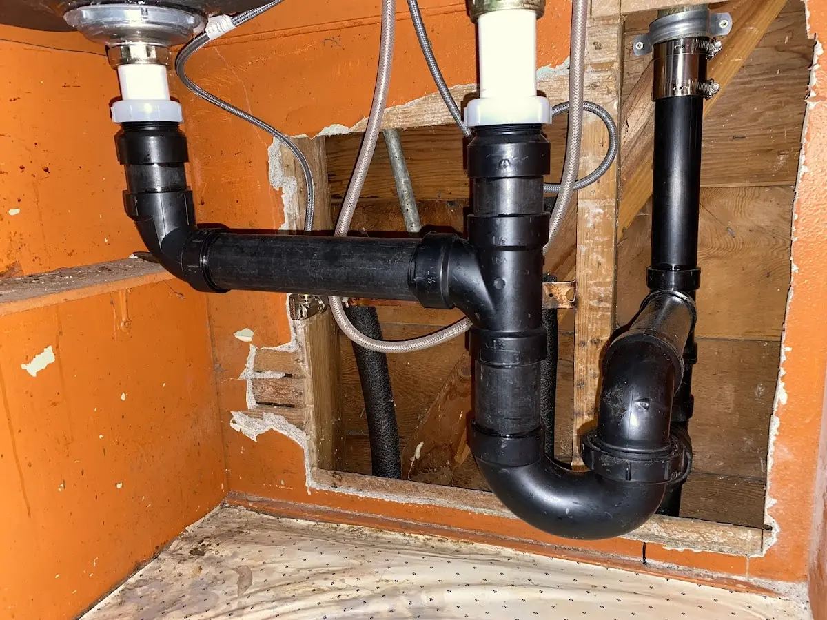 Professional Repiping Services equipment and tools on the job in Harrah